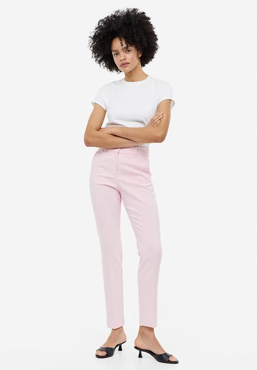 H&M - Cigarette trousers - light pink