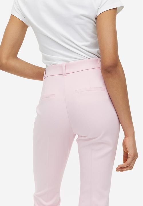 H&M - Cigarette trousers - light pink