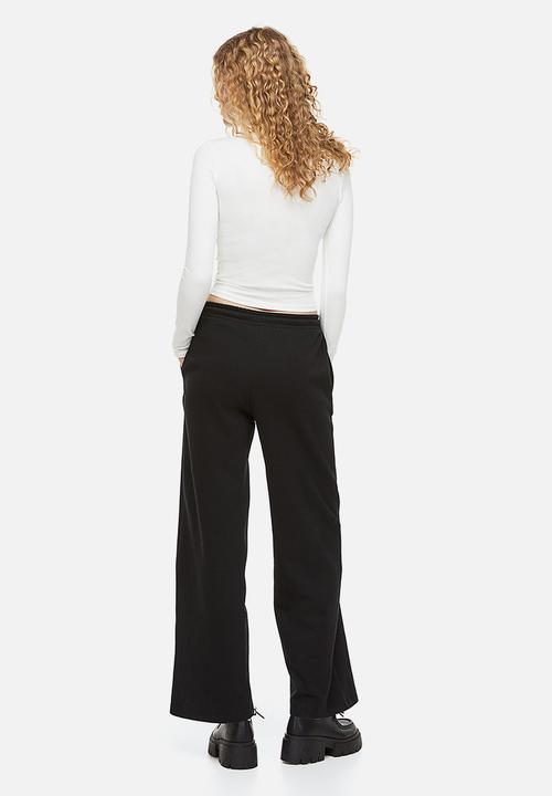 H&M - Straight joggers - black