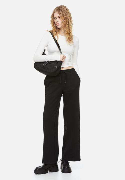 H&M - Straight joggers - black