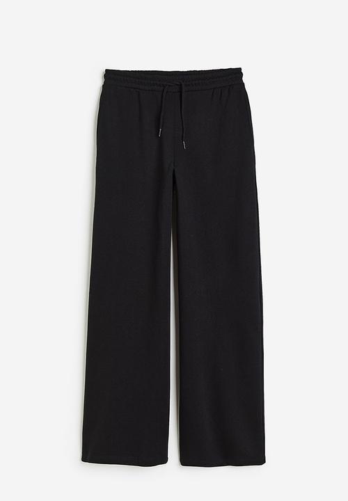 H&M - Straight joggers - black