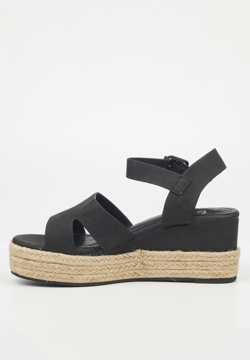 Butterfly Feet - Chance 1 wedge heel - black