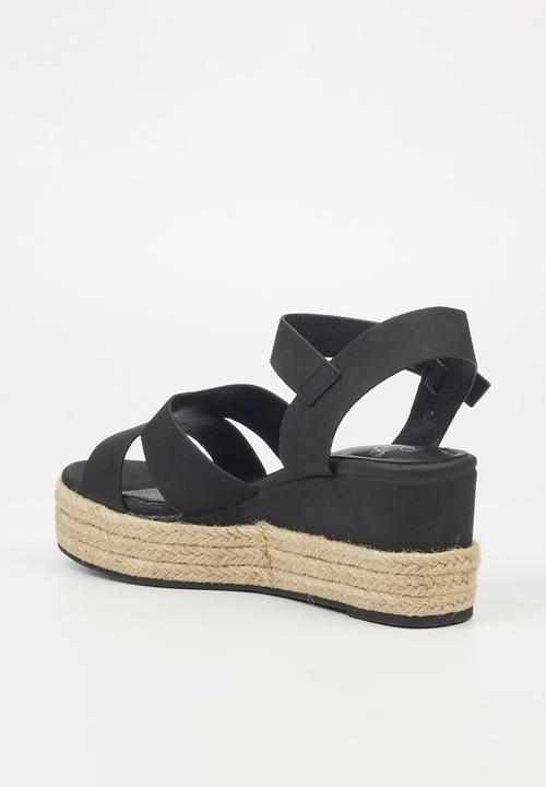Butterfly Feet - Chance 1 wedge heel - black