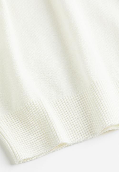 H&M - Fine-knit top - white