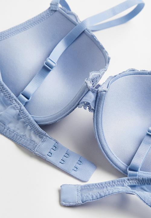 H&M - Push-up lace bra - blue