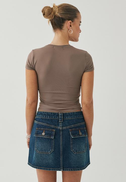 Supré  - Y2k denim mini skirt - midnight blue 