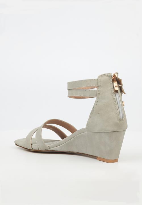 Butterfly Feet - Marla 1 wedge heel - grey