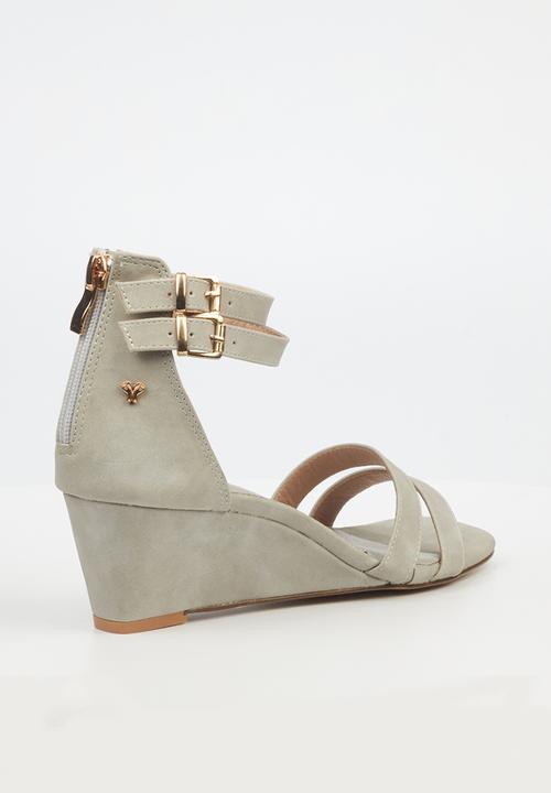 Butterfly Feet - Marla 1 wedge heel - grey