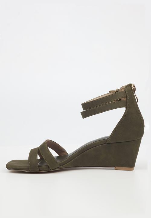 Butterfly Feet - Marla 1 wedge heel - olive