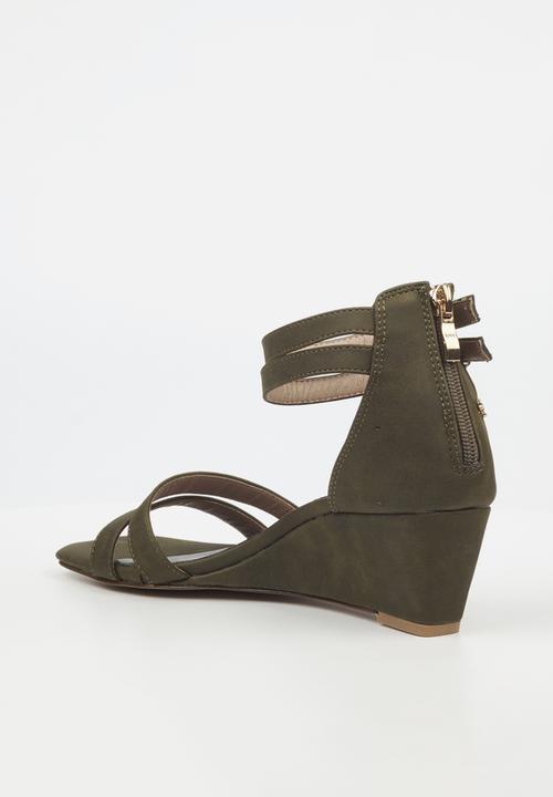 Butterfly Feet - Marla 1 wedge heel - olive