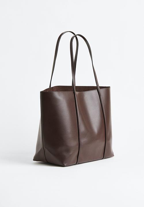 H&M - Large shopper - dark brown