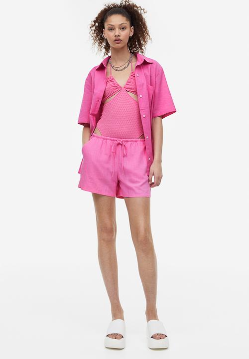 H&M - Cut-out thong body - pink