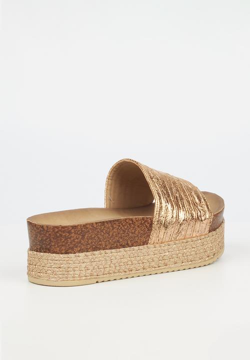 Butterfly Feet - Peacan 1 sandal - rose gold