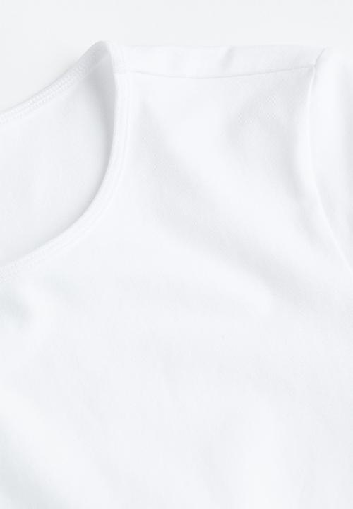 H&M - Cotton T-shirt - white