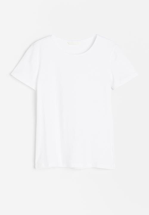 H&M - Cotton T-shirt - white