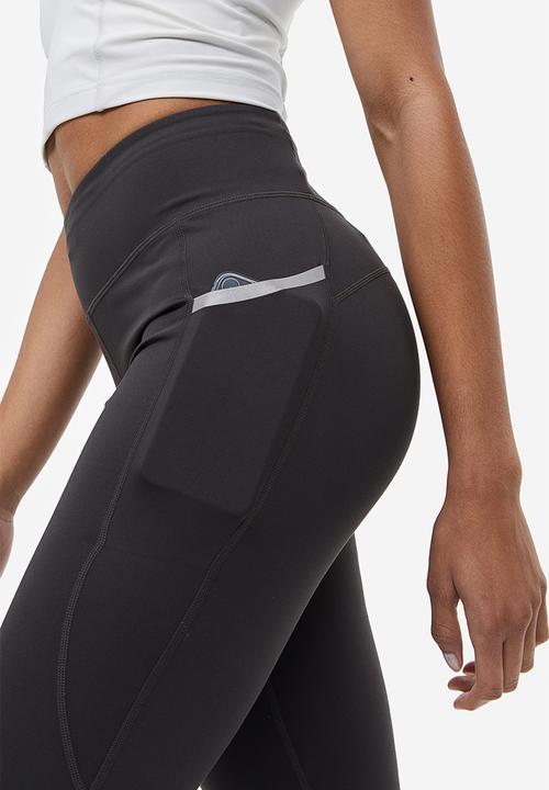 H&M - Drymove™ running tights - grey