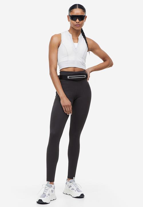 H&M - Drymove™ running tights - grey