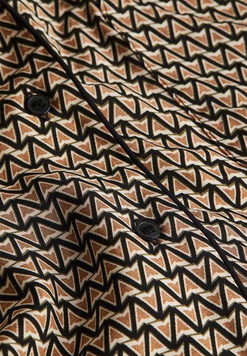 H&M - Patterned shirt - beige/patterned 