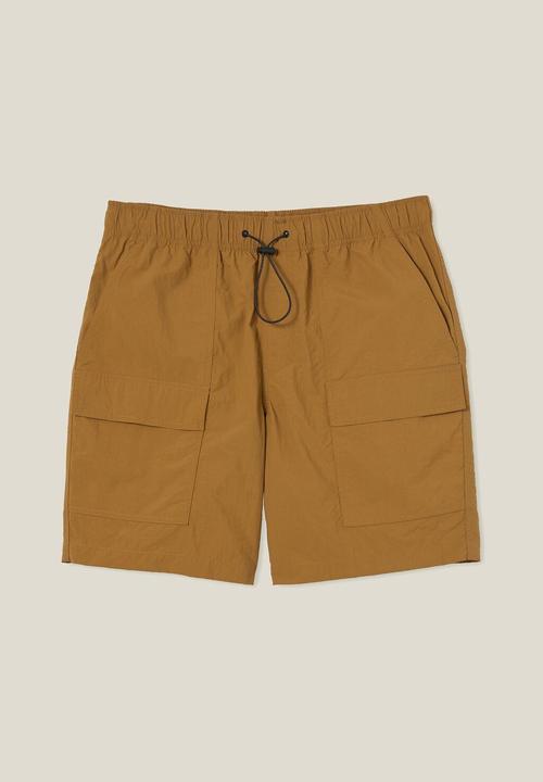 Cotton On - Parachute utility short - mustard utility