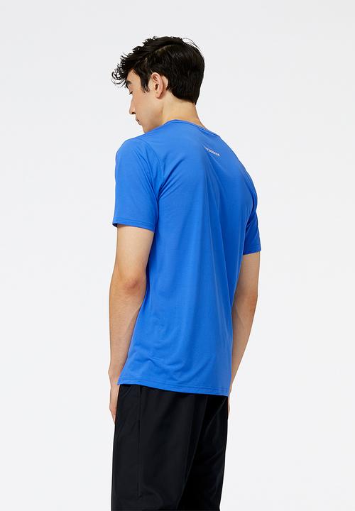 New Balance  - Accelerate short sleeve - marine blue