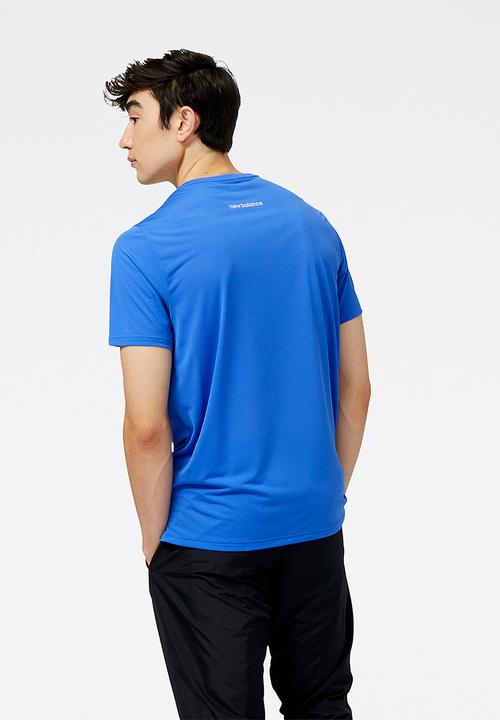 New Balance  - Accelerate short sleeve - marine blue