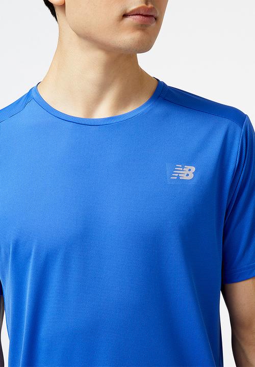 New Balance  - Accelerate short sleeve - marine blue