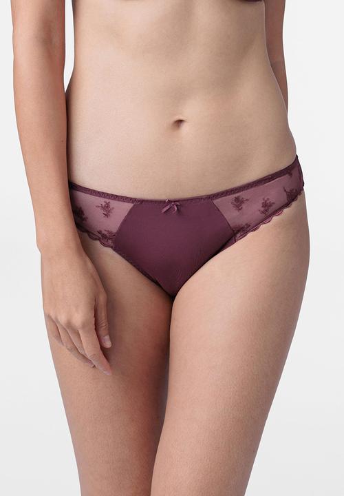 DORINA - Elvera 2 pack brief - red/pink