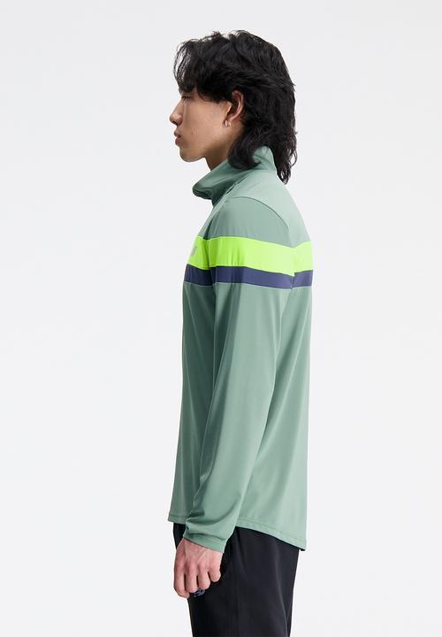 New Balance  - Accelerate half zip - dark juniper