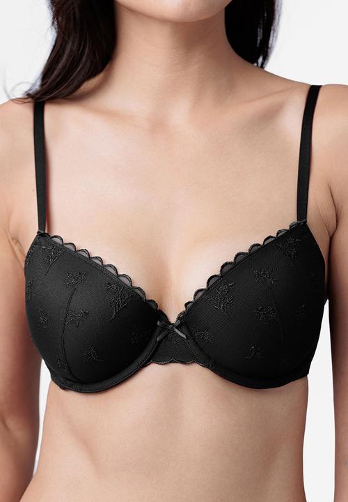 DORINA - Elvera 2 pack light padded demi - black/ivory