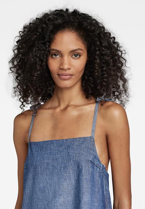 G-STAR - Para simple short dress - faded ionic blue