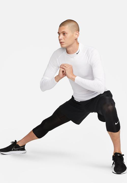Nike - Nike Pro Dri-FIT 3/4-Length Fitness Tights - black