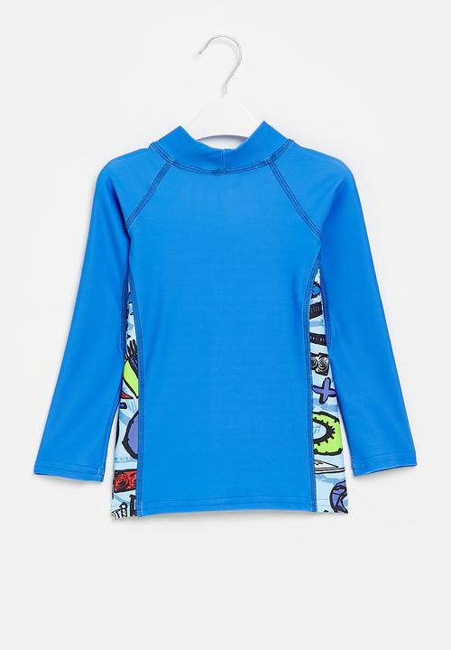 Quiksilver - Alpha boy long sleeve - vallarta blue