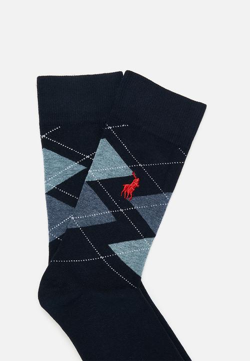 POLO - Argyle anklets - navy