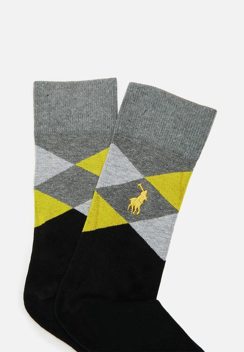 POLO - Argyle anklets - gold