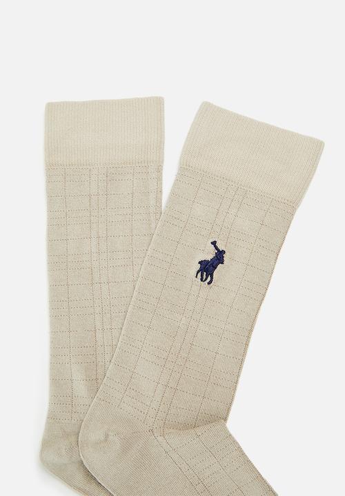 POLO - Blocks sock - stone