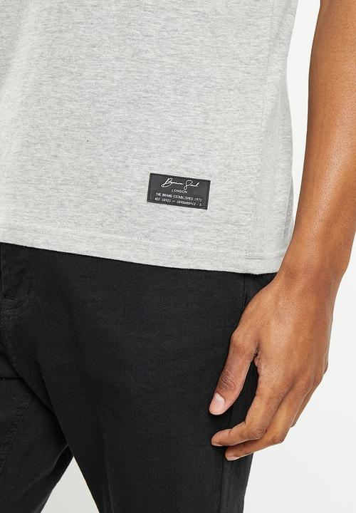Brave Soul - Ragnar tee - light grey 