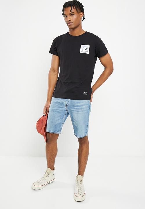Brave Soul - Ubbe tee - jet black