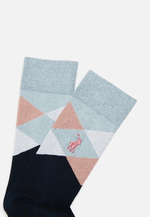 POLO - Argyle anklets - Black