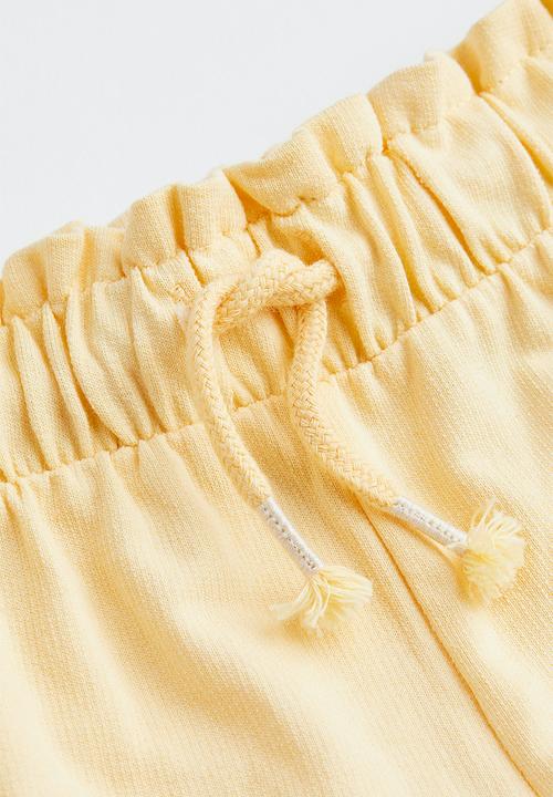 H&M - Cotton pull-on shorts - light yellow