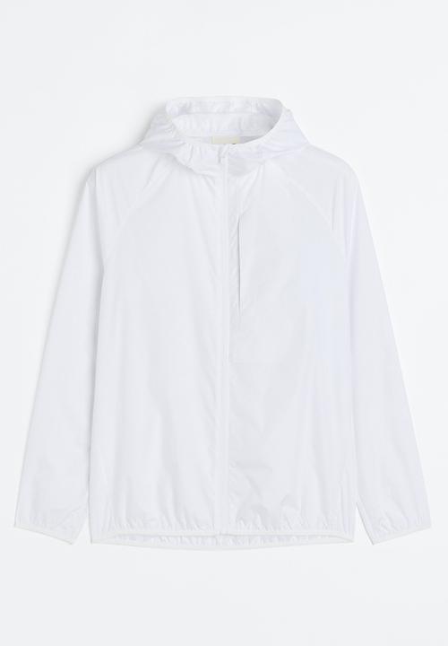 H&M - Regular fit sports windbreaker - white