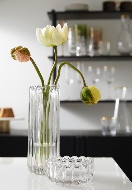 H&M - Decorative glass bowl - clear glass 