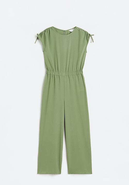 H&M - Crêpe jumpsuit - khaki green