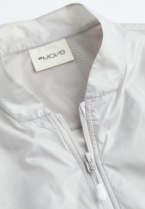 H&M - Lightweight running jacket - light grey 