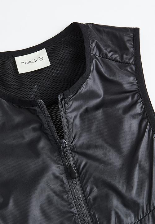 H&M - Lightweight running gilet - black