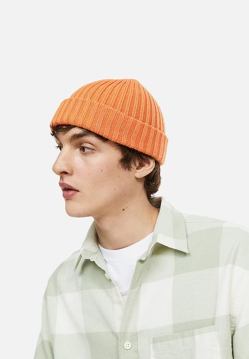 H&M - Relaxed fit flannel shirt - green/white checked
