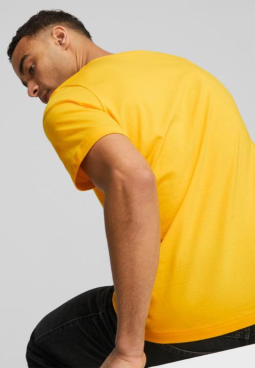 PUMA - Ess+ 2 col logo tee - yellow 