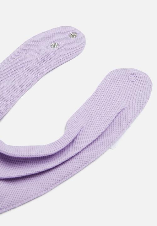 Cotton On - The waffle bow tie headband/bandana pack - lilac drop