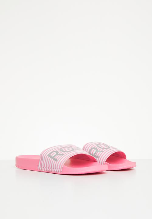 Roxy - Rg slippy ii - crazy pink/white