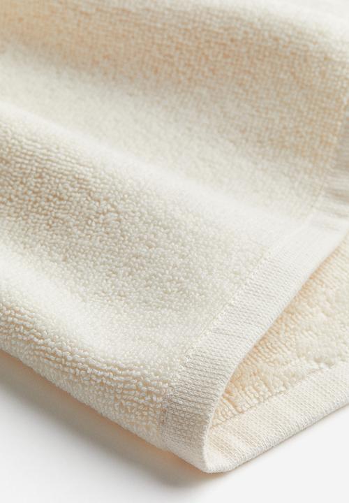 H&M - Cotton terry bath sheet - white