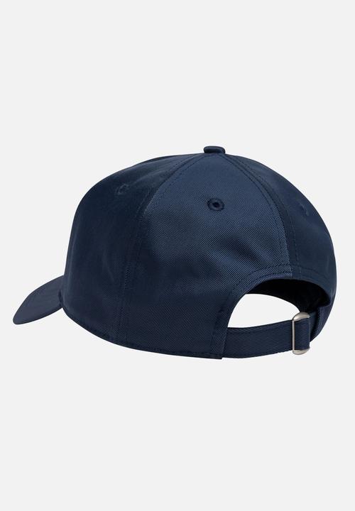 Replay - Nylon twill peak cap - dark indigo blue